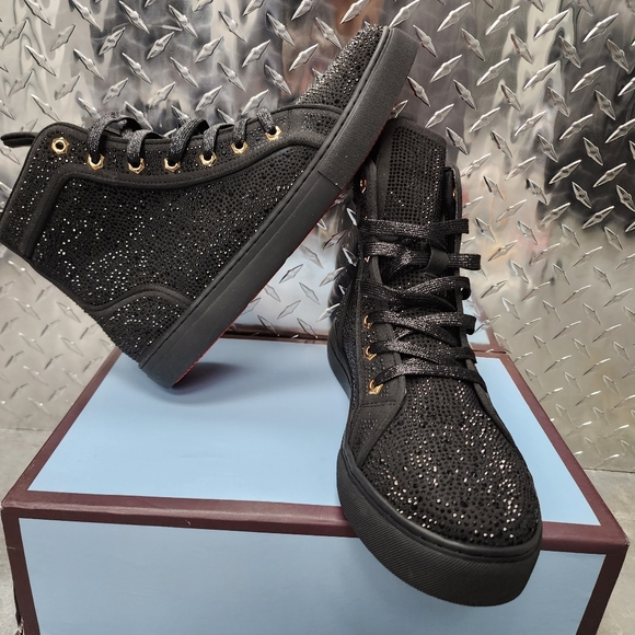 MENS AURELIO GARCIA CRYSTAL HIGH TOP - Picture 2 of 7
